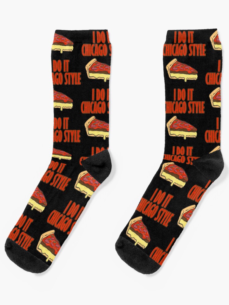 Chicago Pizza Socks